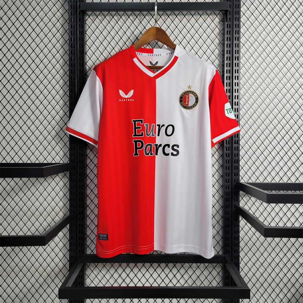 Feyenoord 23-24 Home Stadium Jersey - Fans Version